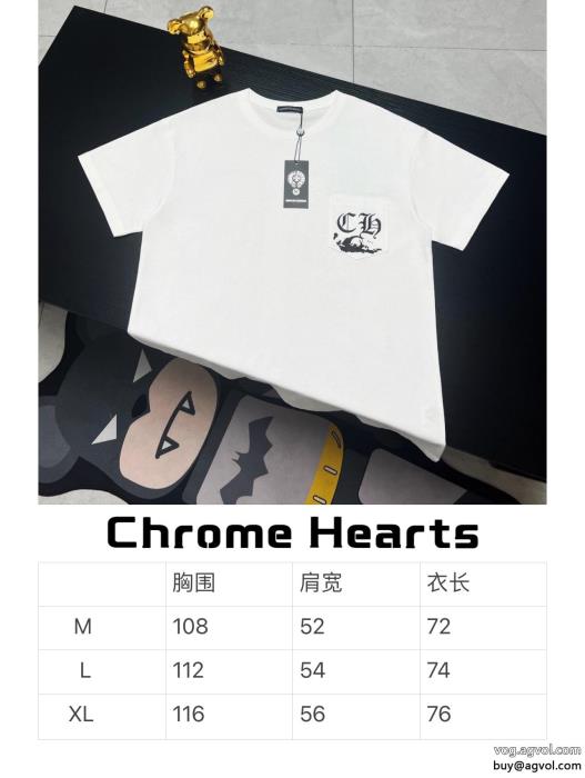ブランド コピー 専門クロムハーツ意外と相性がいい日本完売半袖Tシャツ_0_4