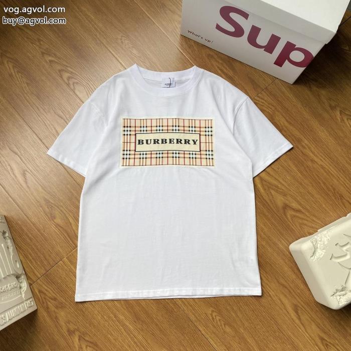 ブランド 品 スーパー コピーオシャレ度アップ存在感のある半袖TシャツBURBERRY_0_2