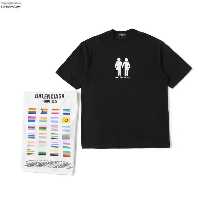 半袖Tシャツ元気な印象に爆発的人気オシャレ度がアップbalenciaga激安 ブランド 通販_0_0