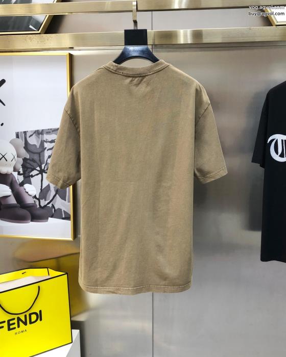 オフホワイトスーパー コピー 通販 優良話題沸騰風通しの良いフレア半袖Tシャツ_0_1