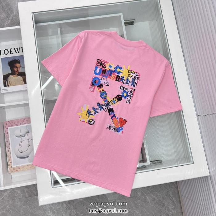 半袖Tシャツコピー 品 ブランドOff-White新作夏の優秀アイテム大人気限定カラー_0_2