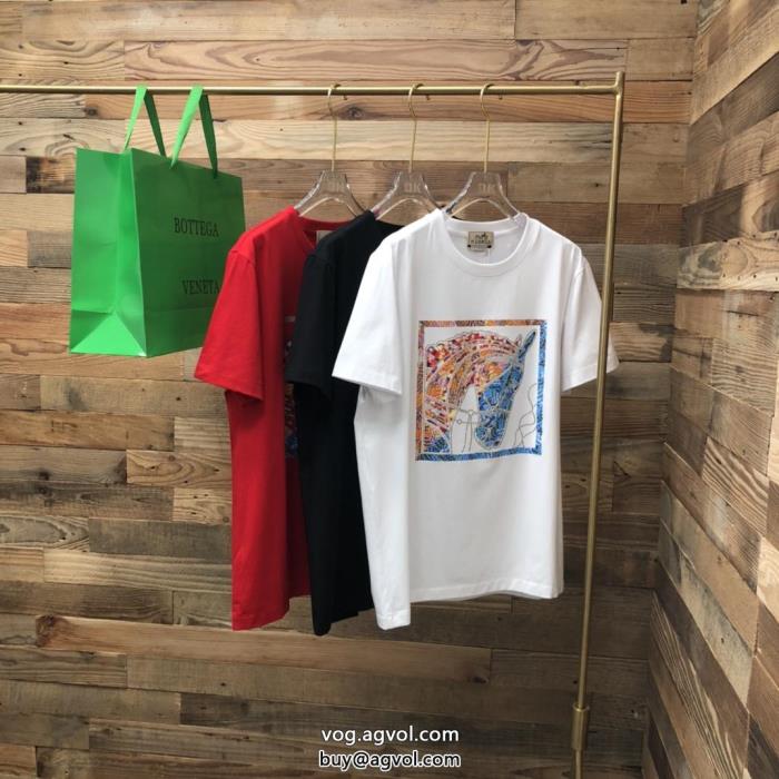 ブランド コピー ショップ半袖Tシャツ在庫処分SALE目を引く存在感抜群エルメス_0_2
