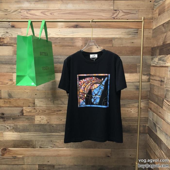 ブランド コピー ショップ半袖Tシャツ在庫処分SALE目を引く存在感抜群エルメス_0_3