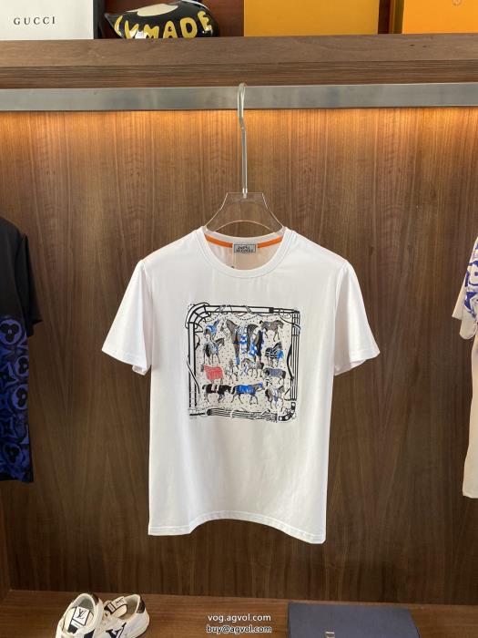 半袖TシャツHERMES海外直送ロゴがかっこいい偽 ブランド 販売_0_2