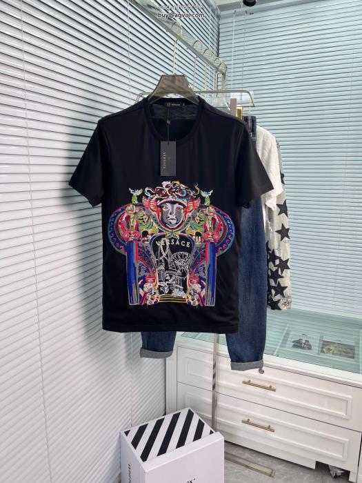 半袖Tシャツ限定生産品2023年春の新作コレクションVERSACE激安 ブランド_0_0