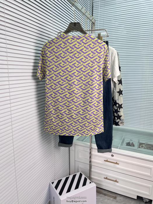 ブランド 品 スーパー コピーVERSACE半袖Tシャツ2023年新作通販自分へのご褒美_0_2