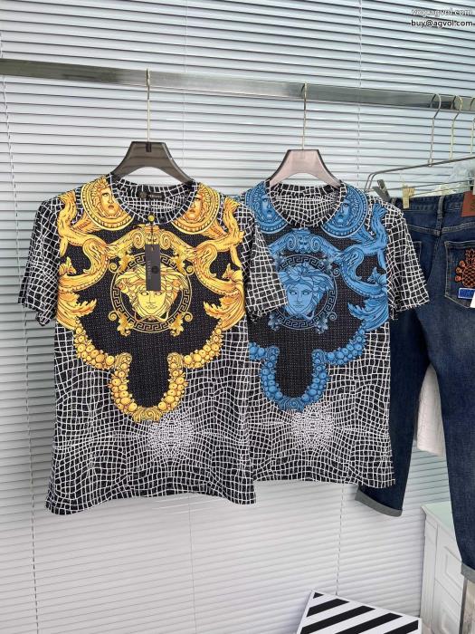 着心地の良い2023年春限定 永遠の定番偽物 ブランド 販売VERSACE半袖Tシャツ_0_2