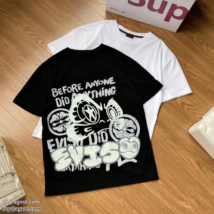 コピー 品 ブランド半袖Tシャツエヴィス話題の新作到着個性派さん_0_3