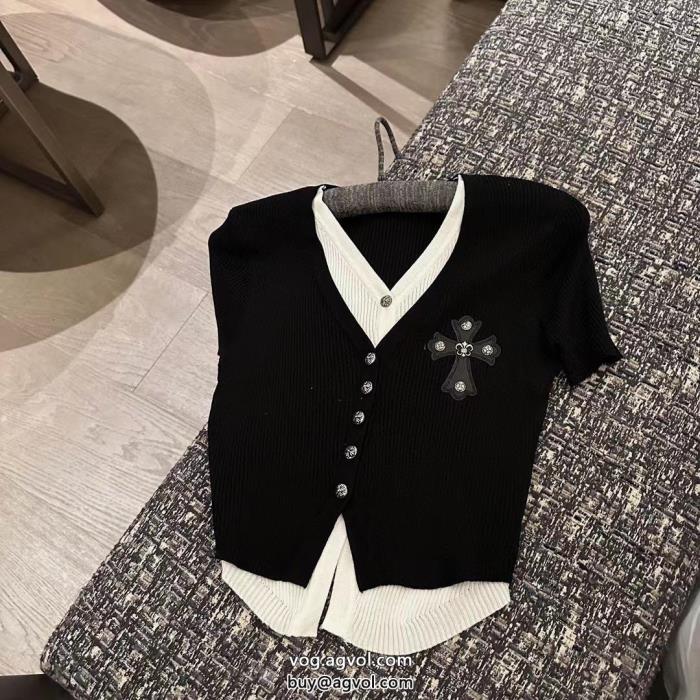 ニット完売必須キュートな印象偽 ブランド 販売CHROME HEARTS_0_0