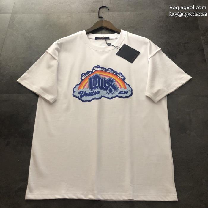 半袖Tシャツ偽 ブランド 通販愛用ブランドアイドル着用LOUIS VUITTON_0_3