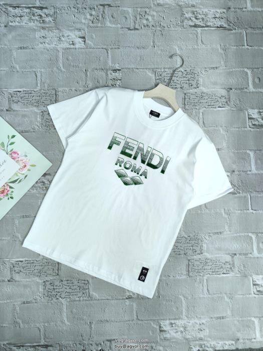 フェンディ偽物 通販 サラサラの着心地唯一無二の存在半袖Tシャツ_0_1