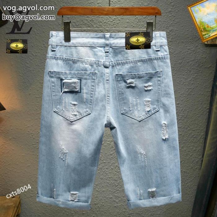 LOUIS VUITTON柔らかい色調映え度MAXスーパー ブランド コピーデニムパンツ_0_1