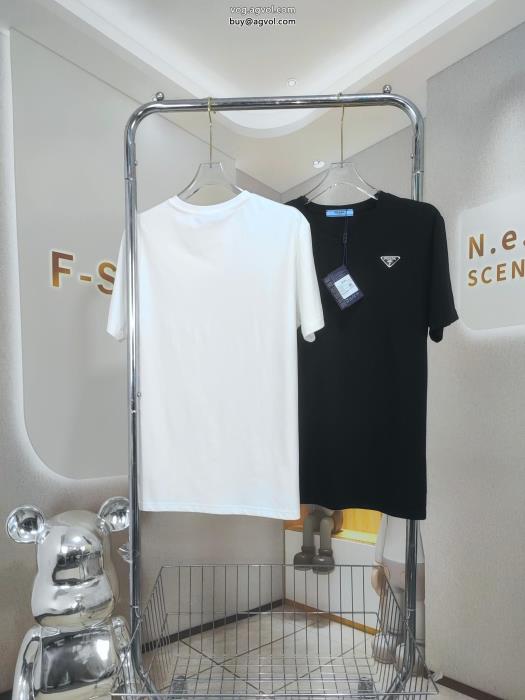 半袖TシャツPRADAスーパー コピー 品2023のトレンドアイテム高品質_0_1