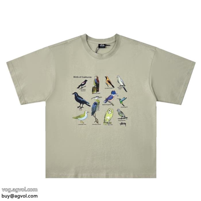 一目惚れした今シーズンも人気ブランドSTUSSY半袖Tシャツブランド 通販 激安_0_1