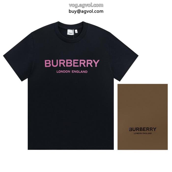 偽 ブランド 通販バーバリーこなれ感を引き立たせ知的優秀アイテム半袖Tシャツ_0_0
