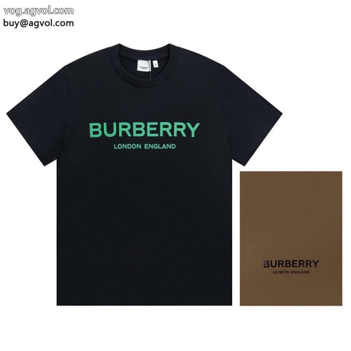 偽 ブランド 通販バーバリーこなれ感を引き立たせ知的優秀アイテム半袖Tシャツ_0_1