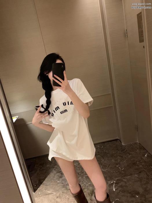 半袖Tシャツミュウミュウコピー 品 ブランドカジュアルさ顧客優待セール_0_2
