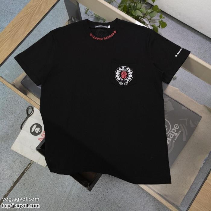 魅力を放つふんわり柔らか半袖TシャツCHROME HEARTSブランド 品 スーパー コピー_0_2