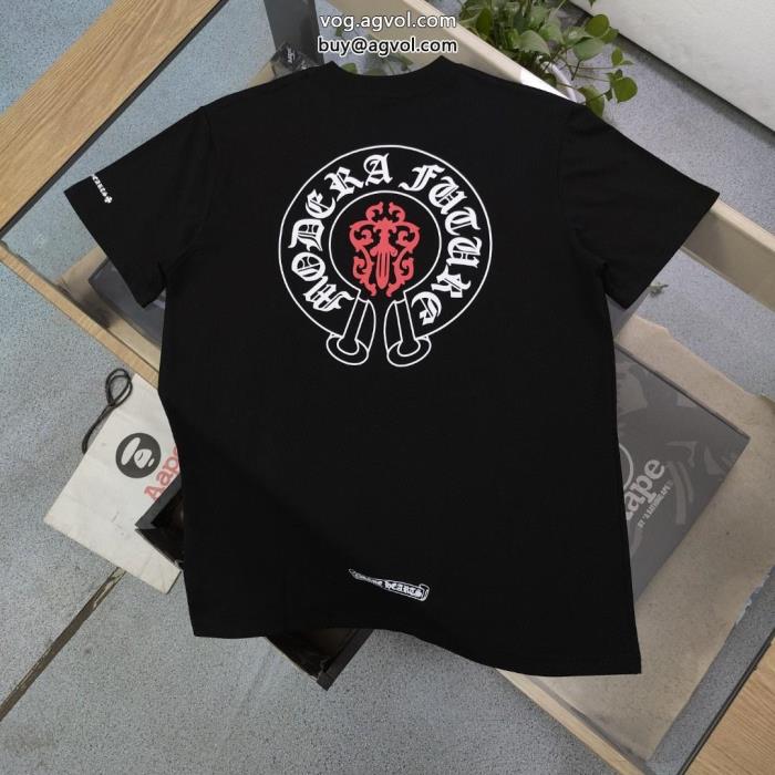 魅力を放つふんわり柔らか半袖TシャツCHROME HEARTSブランド 品 スーパー コピー_0_3