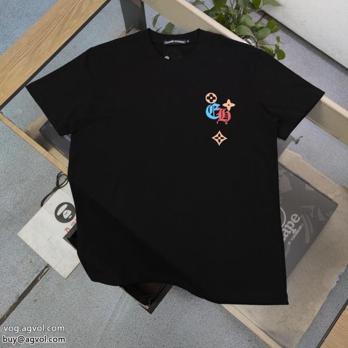 クロムハーツ半袖Tシャツ夏の暑い日にも快適に海外セレブが注目アイテムブランド 激安_0_2