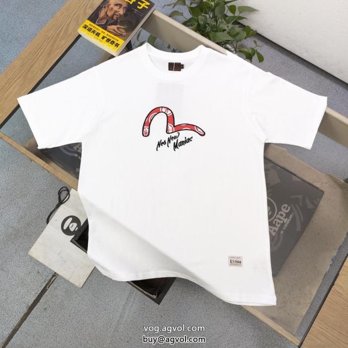 半袖Tシャツ都会的な印象のスタイルこれさえ押さえればOK！EVISUブランド 通販 激安_0_0