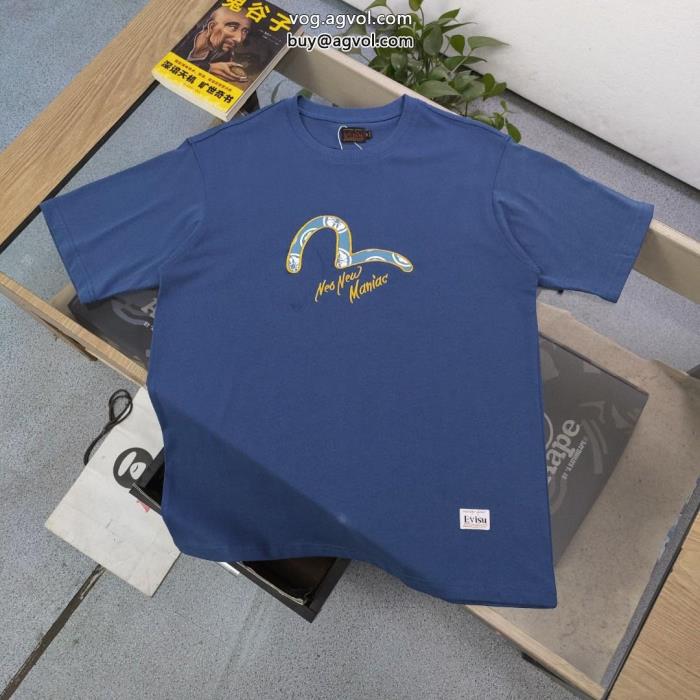 半袖Tシャツ都会的な印象のスタイルこれさえ押さえればOK！EVISUブランド 通販 激安_0_1