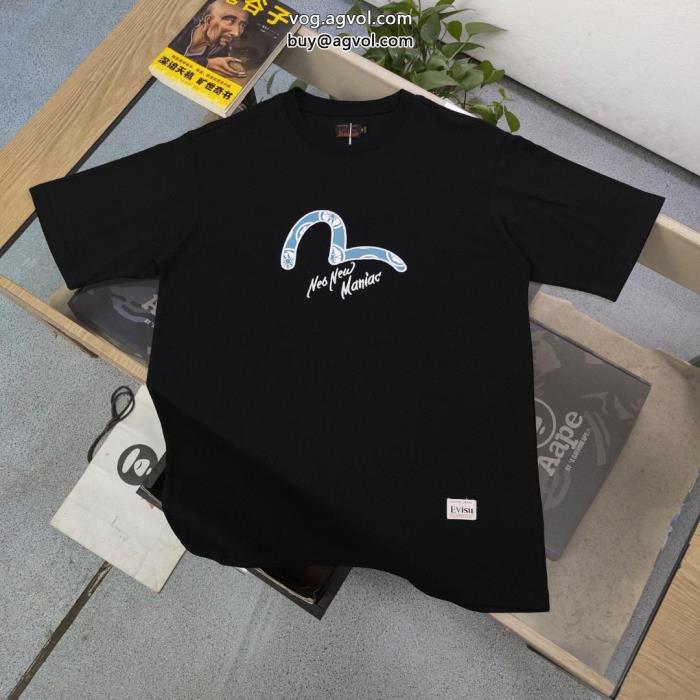 半袖Tシャツ都会的な印象のスタイルこれさえ押さえればOK！EVISUブランド 通販 激安_0_2