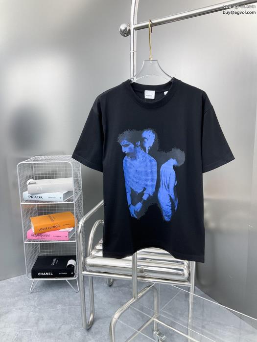 半袖Tシャツ気持ちいい真夏日にぴったり雑誌掲載ブランド 激安BURBERRY_0_3