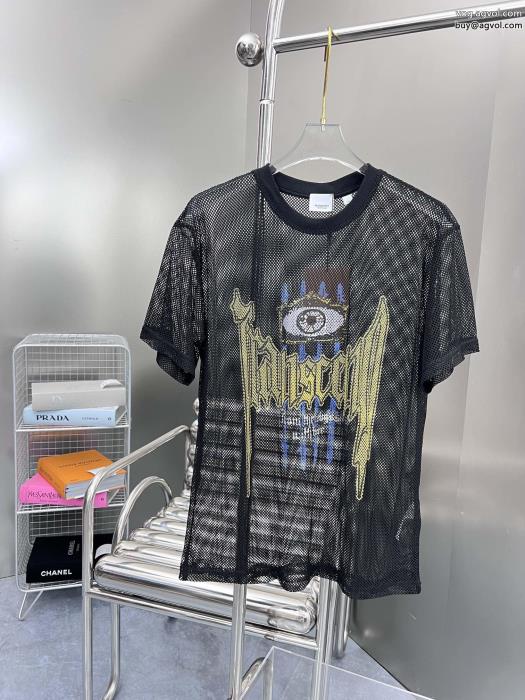 コピー 商品 通販新作夏の優秀アイテム日本未入荷カラーバーバリー半袖Tシャツ_0_1