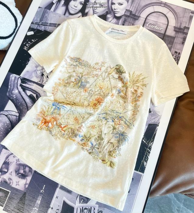 コピー ブランド 販売半袖TシャツDIORどんなシーンにもクラシカルな雰囲気_0_1
