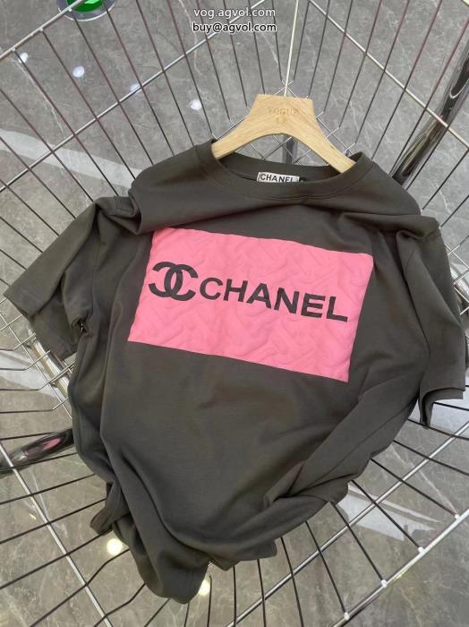 CH定番人気　薄手柔らか洗練された印象半袖Tシャツブランド フェイク_0_1