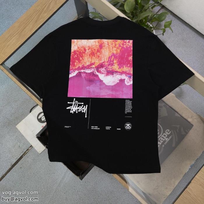 お洒落スタイル超一流のブランド半袖TシャツSTUSSYブランド 品 コピー_0_3
