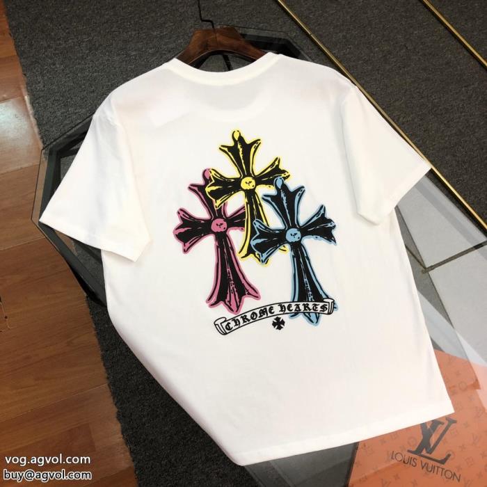 CHROME HEARTSコピー ブランド半袖Tシャツお洒落スタイルスタイリッシュ_0_3