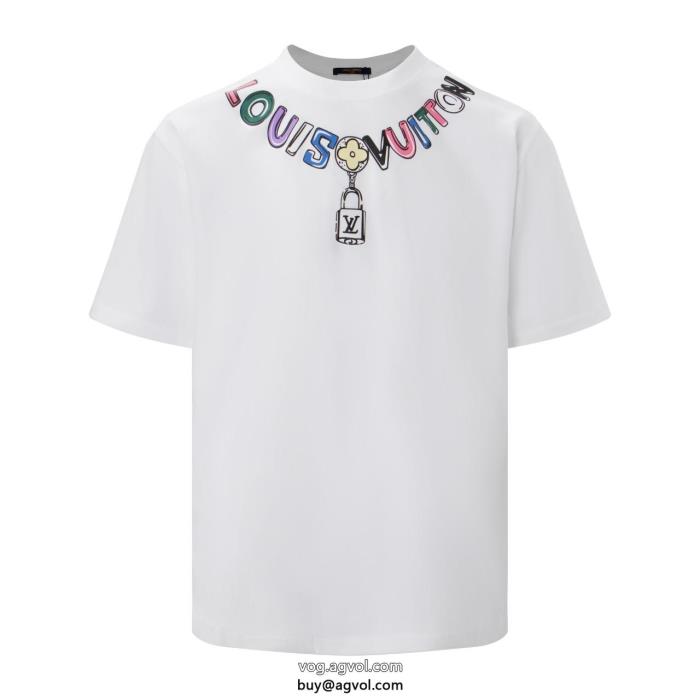 爆発的人気2023に使えるおすすめトップスルイ ヴィトン半袖Tシャツブランド コピー 専門_0_0