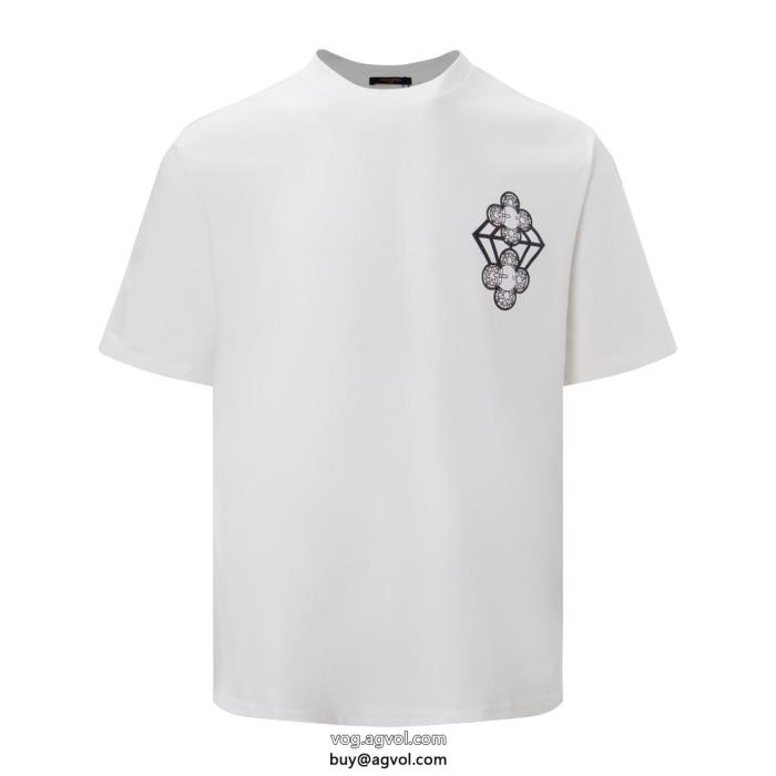 半袖Tシャツきちんと感が強いカジュアルなスタイルコピー ブランド 販売ルイ ヴィトン_0_0