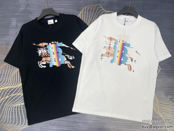 2023大人気トップスをインするスタイル半袖Tシャツ偽物 ブランド 激安BURBERRY_0_0
