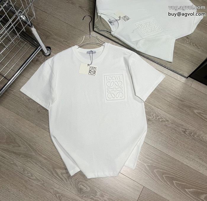 半袖Tシャツ高品質適度な光沢感がありLOEWEブランド コピー 通販_0_0