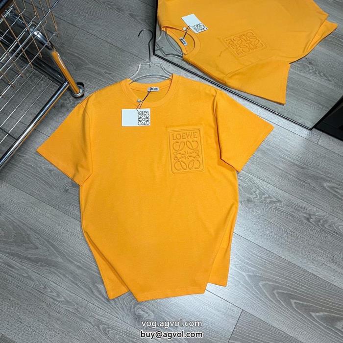 半袖Tシャツ高品質適度な光沢感がありLOEWEブランド コピー 通販_0_2