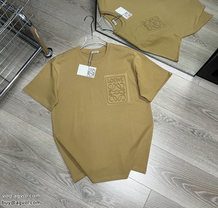 半袖Tシャツ高品質適度な光沢感がありLOEWEブランド コピー 通販_0_3