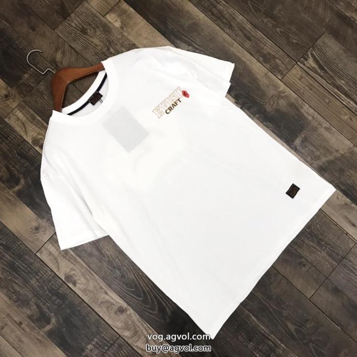 人気沸騰中おしゃれ感度UP！半袖Tシャツエヴィスブランド フェイク_0_1