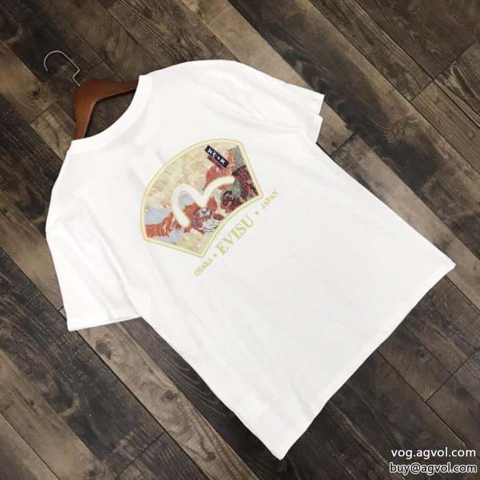 人気沸騰中おしゃれ感度UP！半袖Tシャツエヴィスブランド フェイク_0_5