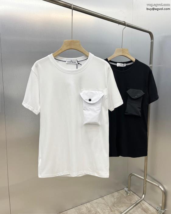Stone Island半袖Tシャツ必需品上質なもの偽物 ブランド_0_2
