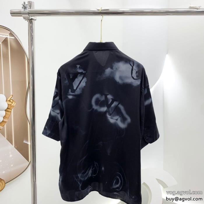 ブランド コピー s 級リラックスした雰囲気に大人っぽく見せ新作半袖シャツLOUIS VUITTON_0_0