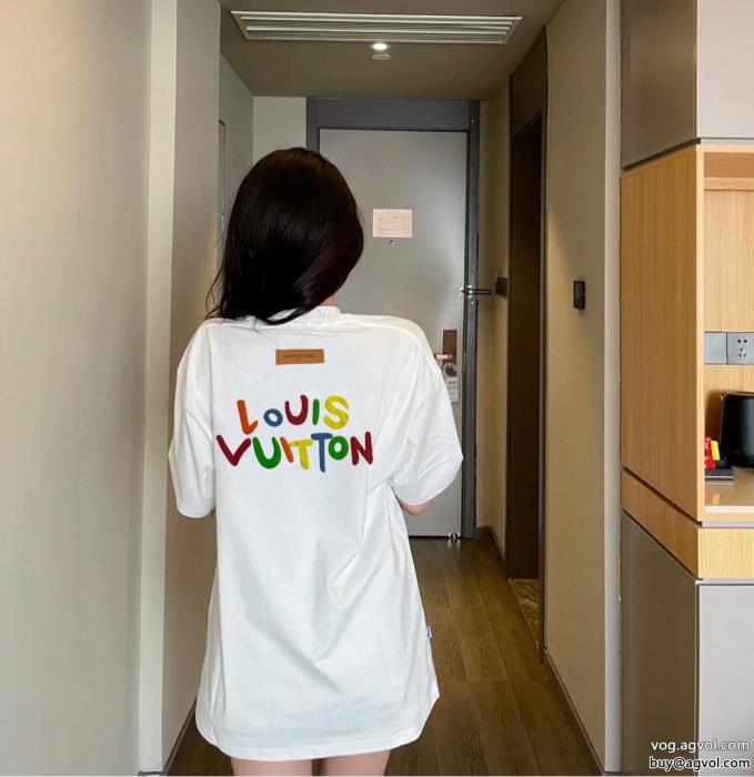 ブランド コピー 販売 完売必須日本完売ルイ ヴィトン半袖Tシャツ_0_1