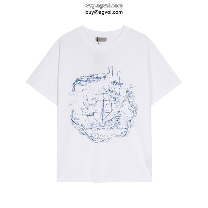 半袖Tシャツディオール個性的な2023のコーディネートカジュアルで気分爽快偽 ブランド 購入_0_0