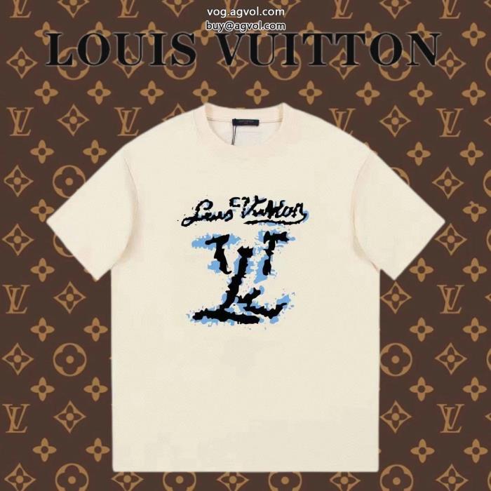 半袖Tシャツ偽 ブランド 販売ルイ ヴィトンカワイイ雰囲気日本即完売予想_0_1