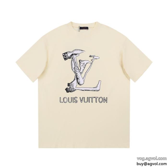半袖Tシャツ偽物 ブランド今年も人気大人感漂う2023新作LOUIS VUITTON_0_0