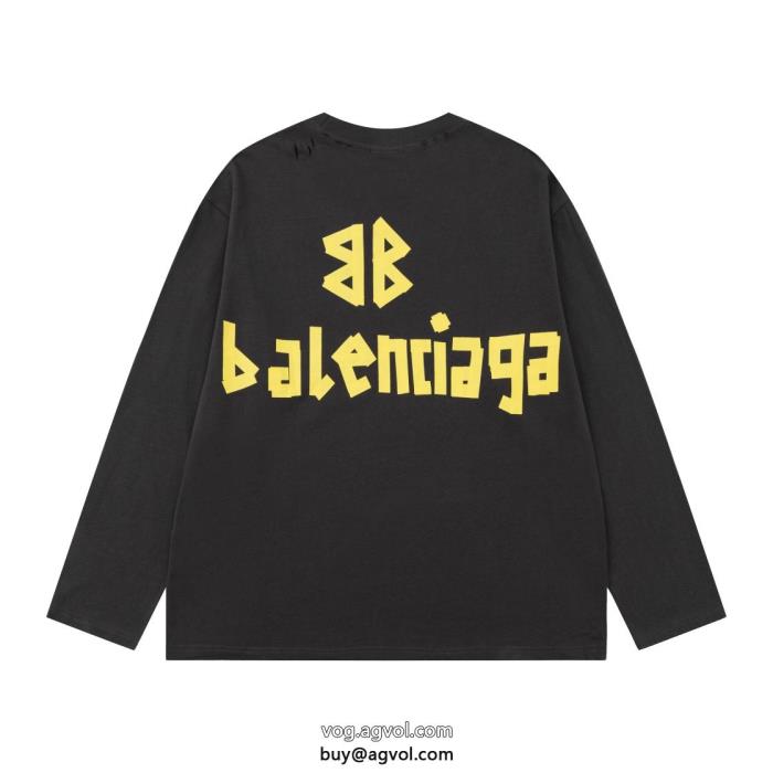 balenciaga長袖Tシャツブランド コピー ショップ今シーズンは特に人気販売店舗限定モデル_0_1