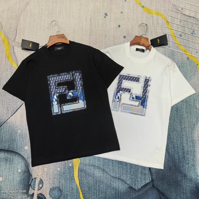 半袖TシャツFENDI偽物 ブランド ショップ涼しげに演出完売在庫確保_0_0
