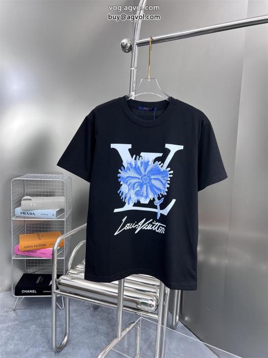 LOUIS VUITTONスタイルを綺麗にSS23限定版半袖Tシャツ通販 ブランド_0_1